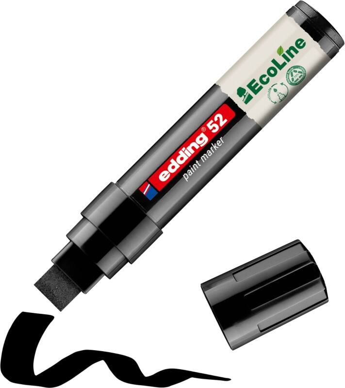edding EcoLine 52 Permanent Lackmarker Schwarz
