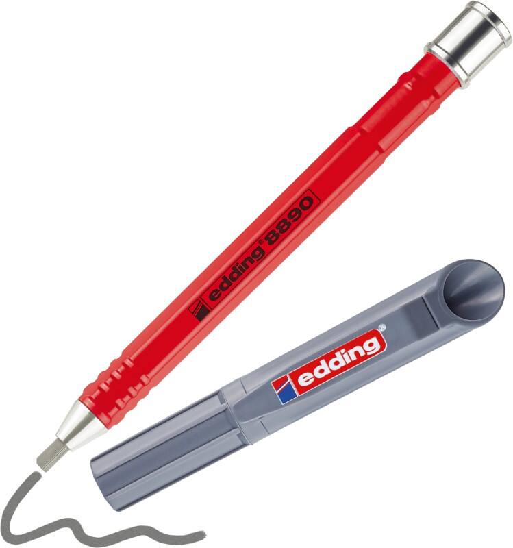 Crayon de charpentier edding Gris 8890