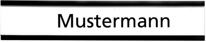 FRANKEN Magnetisches Etikett Magnetisch 75 mm (L) X 15 mm (H) Braun C126