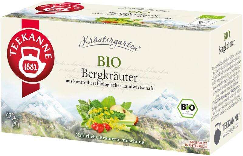 Thé Teekanne Herb Garden Sachets 20 unités de 2,5 g