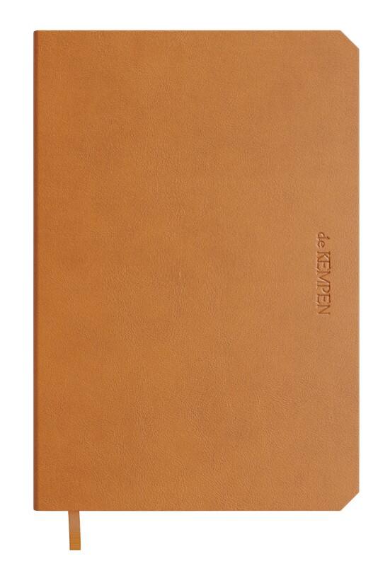 Cahier de KEMPEN A6 Ligné Reliure cartonnée Reliure latérale Couverture souple Marron 192 pages