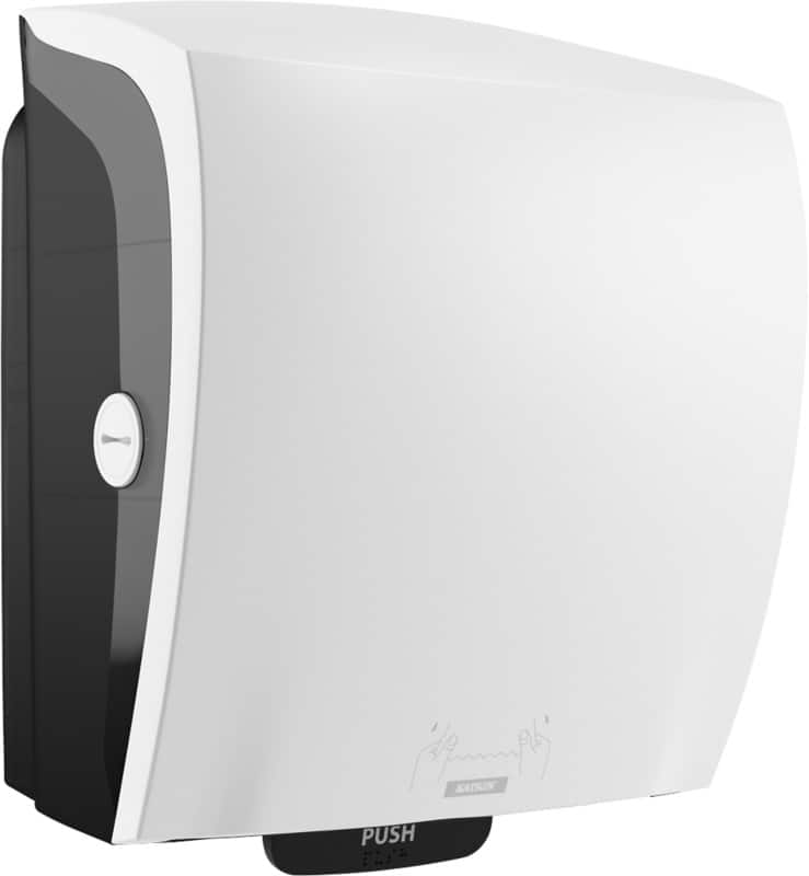 Distributeur d’essuie-mains en papier en rouleau Katrin Blanc 82071