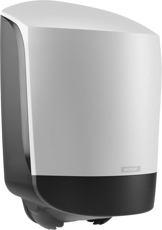 Distributeur d’essuie-mains en papier en rouleau KATRIN KAT82216 ABS (Acrylonitrile butadiène styrène), PC (Polycarbonate), POM (Polyoxyméthylène) Blanc