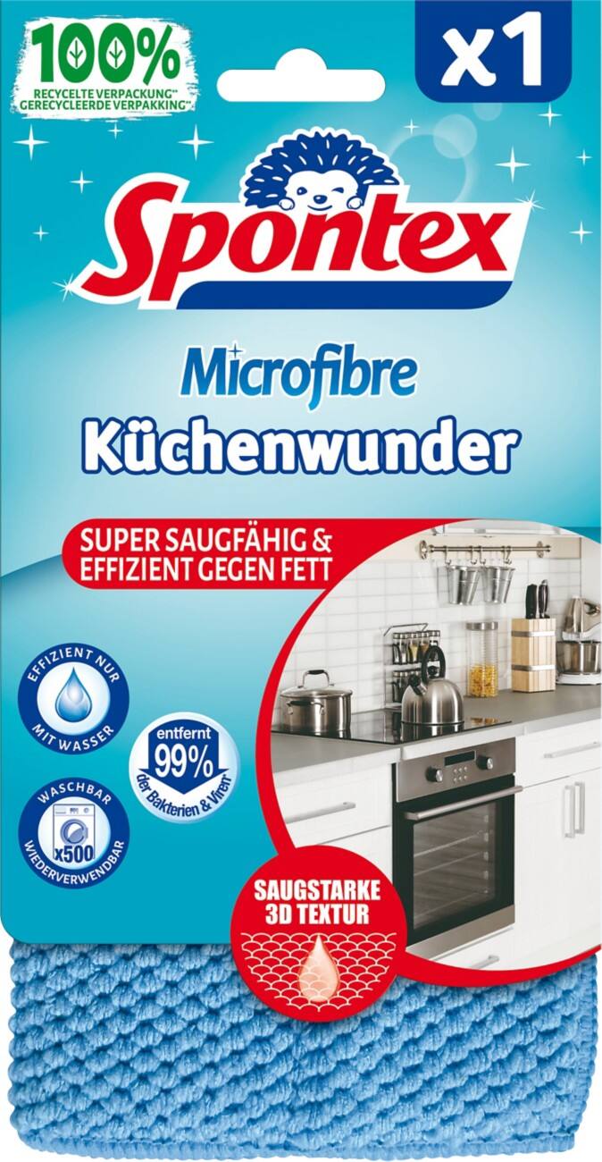 Spontex Reinigungstuch Blau