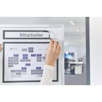 magnetoplan magnetofix A3/A4 Inforahmen Magnetisch Grau 1131801 5,5 (B) x 32,2 (H) cm 5 Stück