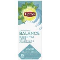 Thé vert Lipton Balance Menthe 25 Unités de 2 g 