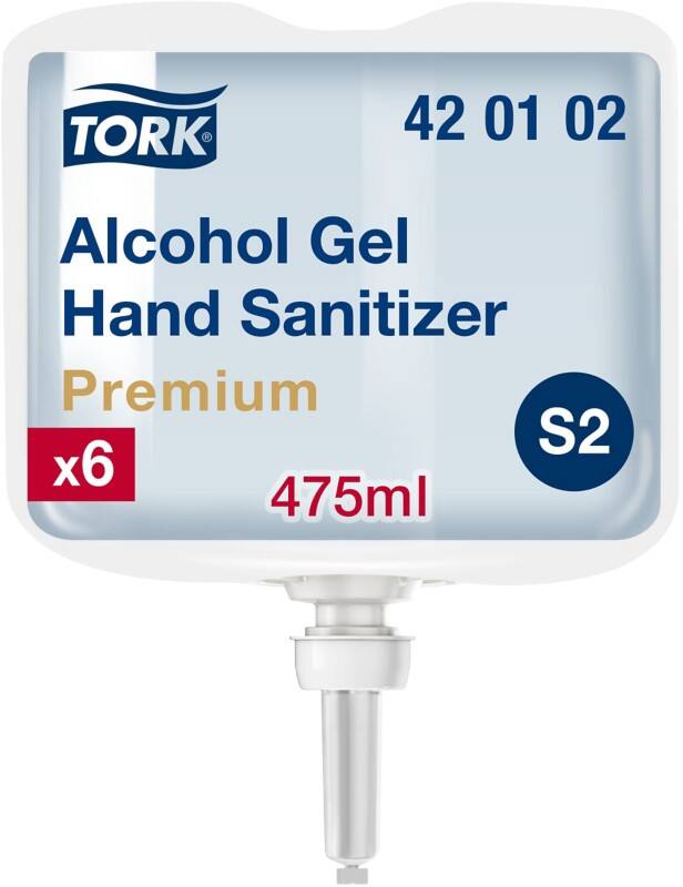 Désinfectant pour les mains Tork Gel 475 ml 6 unités
