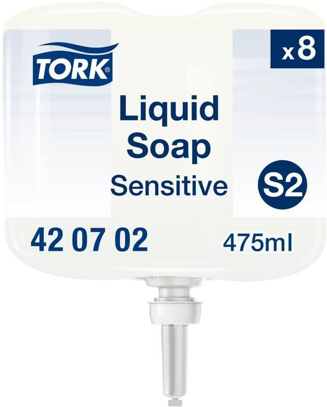Tork Handseife Flüssig Unparfümiert Weiss S2 475 ml 8 Stück
