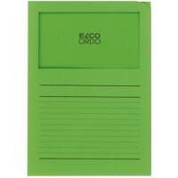 Chemise à lamelle Elco A4 Vert Papier 10 unités