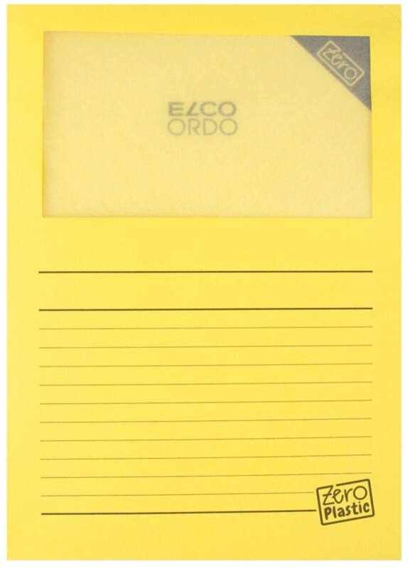 Chemise à lamelle Elco A4 Jaune Papier 100 unités