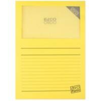 Chemise à lamelle Elco A4 Jaune Papier 100 unités