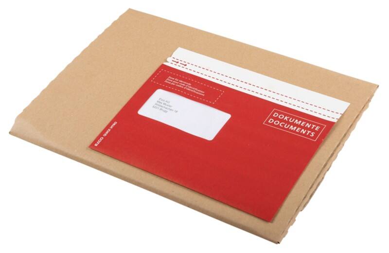 Pochette pour documents Elco Ouverture facile Rouge 22,9 cm (p) x 18,5 cm (h) 250 unités