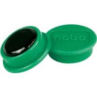 Nobo Whiteboard-Magnete Grün 0.1 kg Tragfähigkeit 13 mm 10 Stück