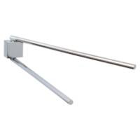 Crochet tesa Ekkro Chrome, métal Argenté 2 bras