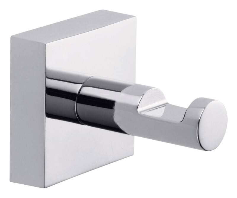 Crochet tesa Ekkro Chrome, métal Argenté