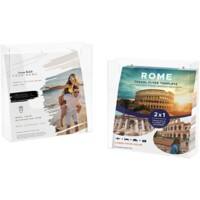 Porte-brochures DL Archivo 2000 Montage mural Transparent 9006 CS TP 11,5 x 4,5 x 18 cm 9006 CS TP