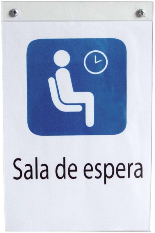 Archivo 2000 Wanddisplay A4 Hoch Wandmontage 21 (B) x 32 (H) cm Transparent