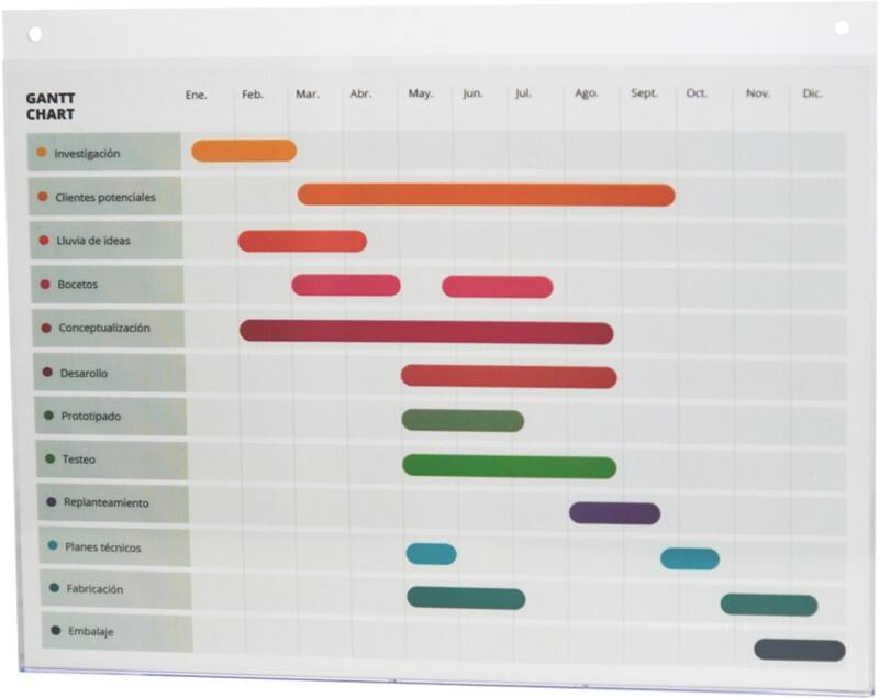 Archivo 2000 Wanddisplay A4 Quer Wandmontage 30 (B) x 23,5 (H) cm Transparent