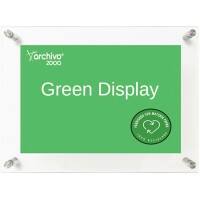 Porte-visuel Archivo 2000 A4 Montage mural 33 (l) x 3,5 (p) x 14 (h) cm Transparent