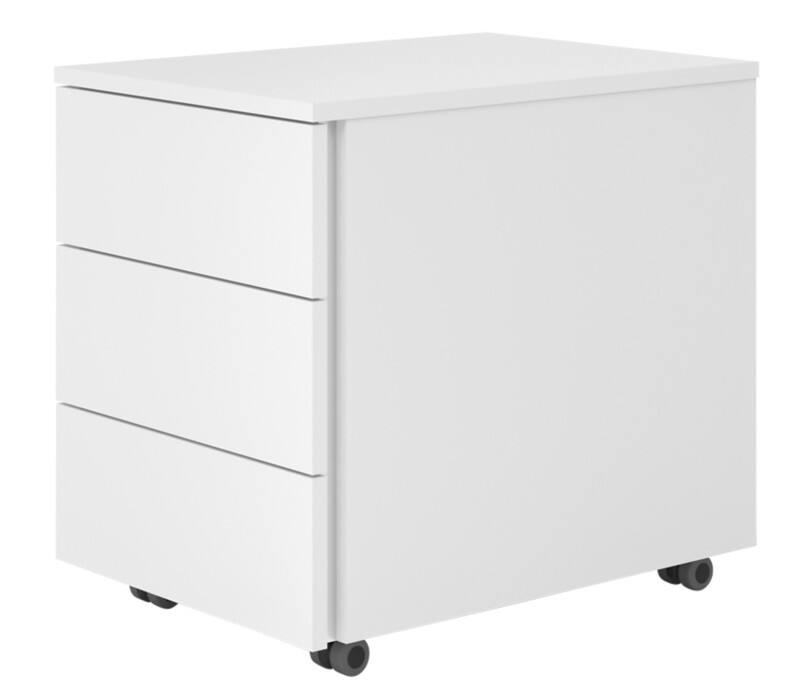 Rollcontainer Weiss 395 x 548 x 510 mm