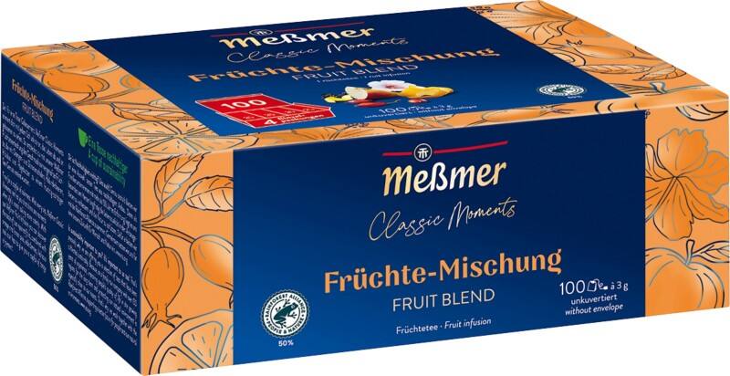 Sachets de thé Meßmer Classic Moments Assortiment 100 unités de 3 g