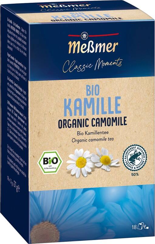 Sachets de thé Tisane Meßmer Classic Moments BIO Camomille 18 Unités de 1.5 g