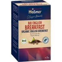 Sachets de thé English Breakfast Meßmer Classic Moments BIO 18 Unités de 1.75 g