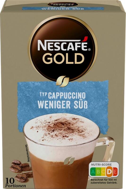 Nescafé Löslicher Kaffee Sachets Cappuccino 10 Stück à 12.5 g