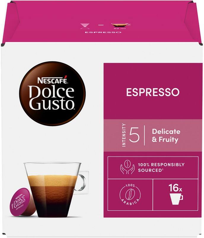 Capsules de café NESCAFÉ Dolce Gusto Espresso 5,5 g 16 unités