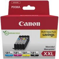 Canon CLI-581XX Tintenpatrone 1998C007 Schwarz, Cyan, Magenta, Gelb Multipack 4 Stück