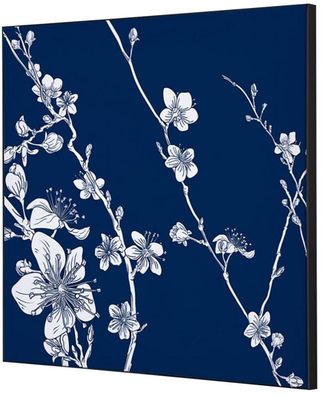 Cadre tissu SHOWDOWN Japanese Blossom Multicolore Aluminium
