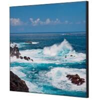 Cadre tissu SHOWDOWN Sea Waves Multicolore Aluminium