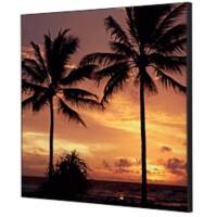 Cadre tissu SHOWDOWN Palmtrees Sunset Multicolore Aluminium