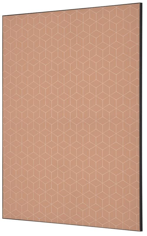 Cadre tissu SHOWDOWN Hexagon Multicolore Aluminium