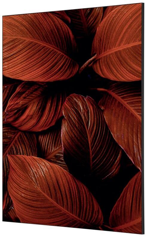 SHOWDOWN Textile Wanddekoration Botanische Blätter Mehrfarbig Aluminium