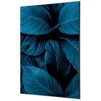 Cadre tissu SHOWDOWN Botanical Leaves Multicolore Aluminium