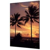 Cadre tissu SHOWDOWN Palmtrees Sunset Multicolore Aluminium