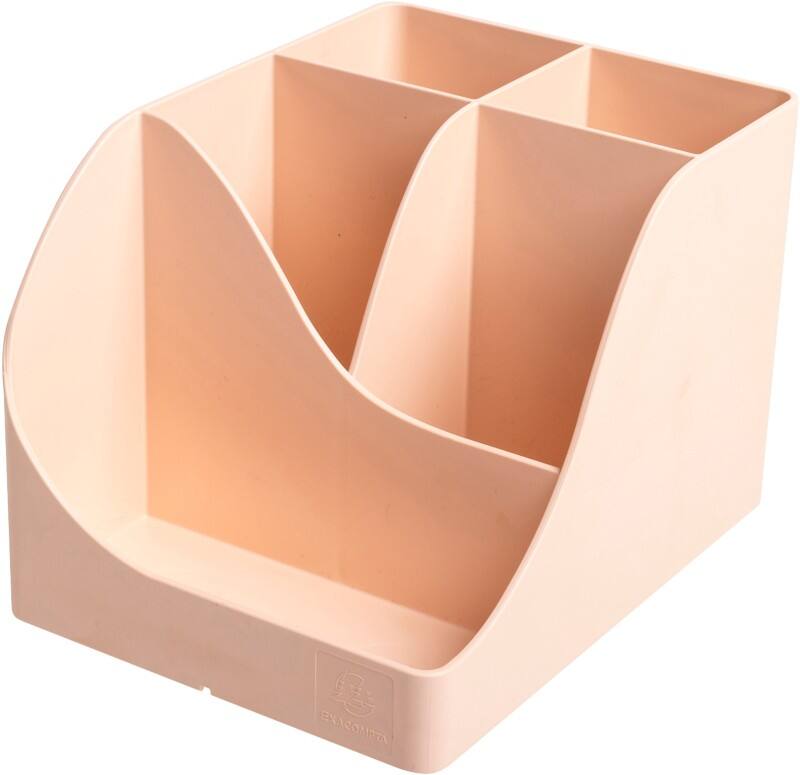 Organiseur de bureau Exacompta Skandi Pen Wave 5 compartiments PS (Polystyrène) Teinte chair