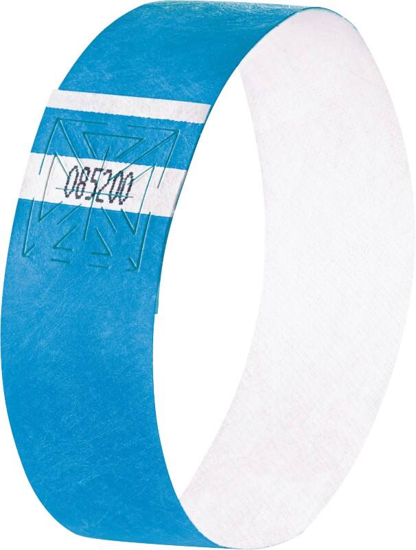 Sigel Super Soft Event-Armbänder Neonblau 120 Stück