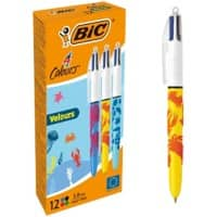 BIC 4 Colours Kugelschreiber Farbig sortiert 12 Stück