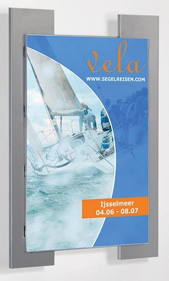 Cadre d'affichage Kerkmann Montage mural Argenté 43652714 37,7 x 2 x 50 cm