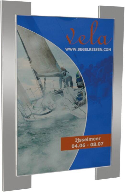 Kerkmann Inforahmen Wandmontiert Silber 43652814 53,2 x 2 x 70 cm