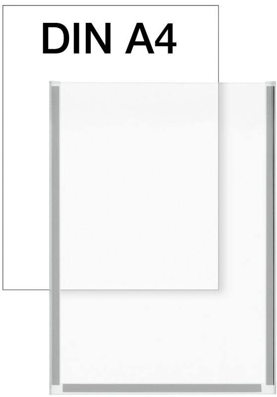 Cadre d'affichage Kerkmann A4 Transparent 44691400 210 (L) x 3 (P) x 297 (H) mm