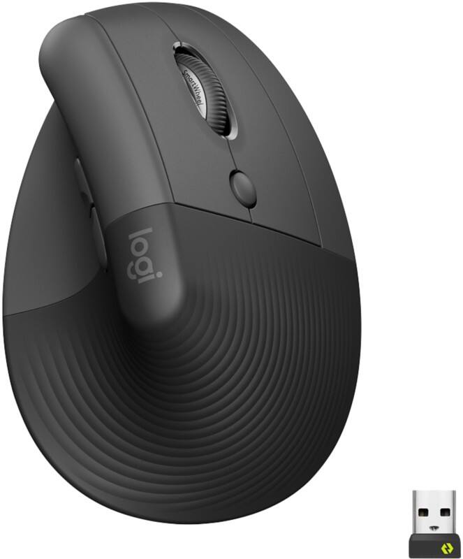Logitech Maus Lift Kabellos Graphit
