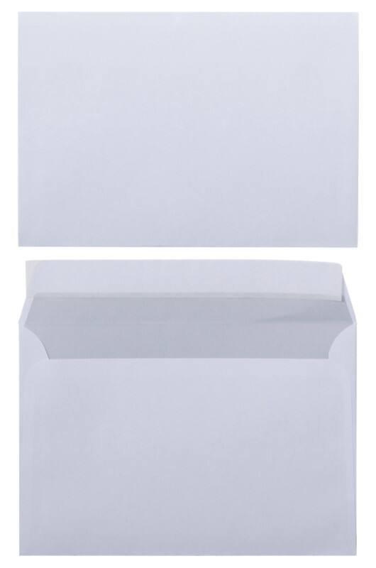 Enveloppes Viking C6 Bande adhésive Blanc 162 (L) x 114 (H) mm Sans Fenêtre 80 g/m² 100 Unités