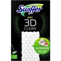 Swiffer Bodenwischtücher Weiß 32,8 x 6,2 x 24,2 cm 8006540001240 14 Stück