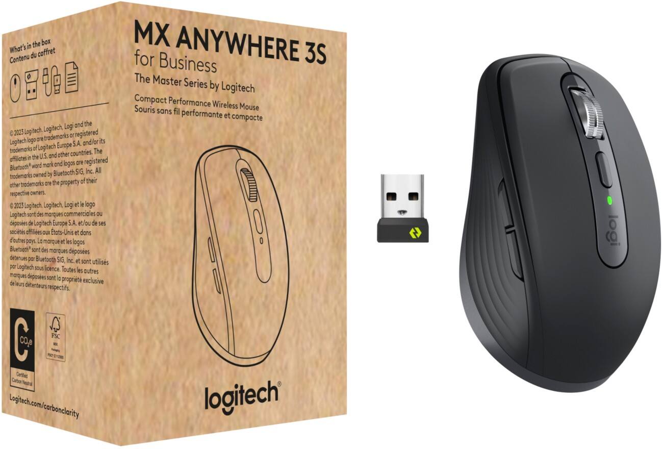 Souris sans fil Logitech MX Anywhere 3S Gris