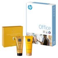 HP Office A4 Druckerpapier 80 gsm Glatt Weiß mit 20 Pack à 500 Blatt + RITUALS Geschenkset The Ritual of Mehr 40 ml