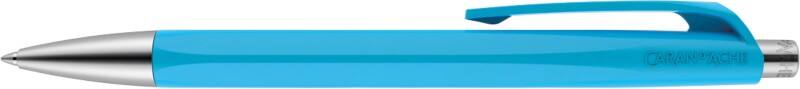 Stylo-bille Caran d'Ache 888 Bleu 0,2 mm Pointe bille Rechargeable