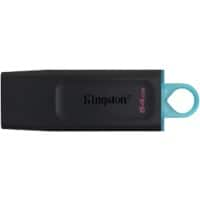 Kingston USB-Stick 64 GB Schwarz, Türkis